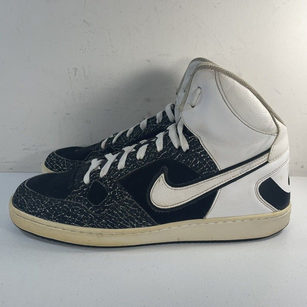 Nike Mens Son of Force Black White Basketball Shoes Sneakers Size 11